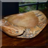 D25. Teak bowl. 